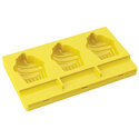 Moule à esquimaux silicone Cupcake + 50 bâtons Moule à esquimaux silicone Cupcake + 50 bâtons