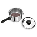 Casserole bain-marie avec couvercle inox 17 cm Casserole bain-marie avec couvercle inox 17 cm