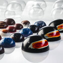 Kit 6 moules chocolat demi sphères assortis Kit 6 moules chocolat demi sphères assortis