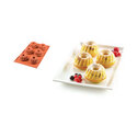 Moule silicone 6 petits Kouglofs Moule silicone 6 petits Kouglofs