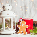 Boîte à biscuits de Noël Houx en métal 14,5 cm Boîte à biscuits de Noël Houx en métal 14,5 cm