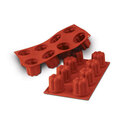 Moule silicone 8 bavarois 57x57 mm Moule silicone 8 bavarois 57x57 mm