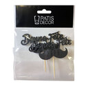 Cupcake Toppers Moustache "Bonne Fête Papa" (x2) Cupcake Toppers Moustache "Bonne Fête Papa" (x2)