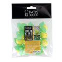 Boutons de rose jaune Patisdécor x15 Boutons de rose jaune Patisdécor x15
