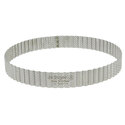 Cercle à tarte cannelé et perforé inox De Buyer Cercle à tarte cannelé et perforé inox De Buyer