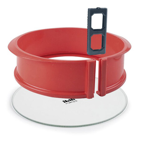 Moule à manqué démontable rond silicone fond verre 22,5 cm