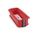 Moule à manqué démontable rectangulaire silicone base en verre Moule à manqué démontable rectangulaire silicone base en verre