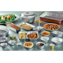 Barquettes jetables en aluminium bords roulés (x100) Barquettes jetables en aluminium bords roulés (x100)