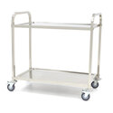 Chariot de Service Inox 2 niveaux Chariot de Service Inox 2 niveaux