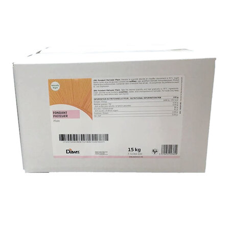 Fondant pâtissier blanc 15 Kg