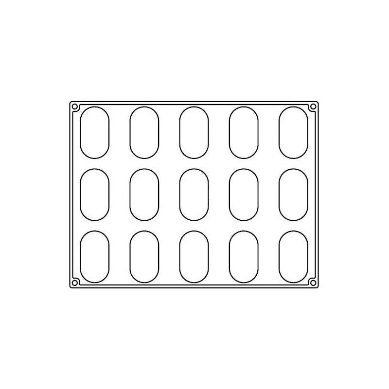Moule en silicone Delish 15 empreintes Pavoni Italia