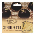 Feuilles d'or alimentaire (x3) Feuilles d'or alimentaire (x3)