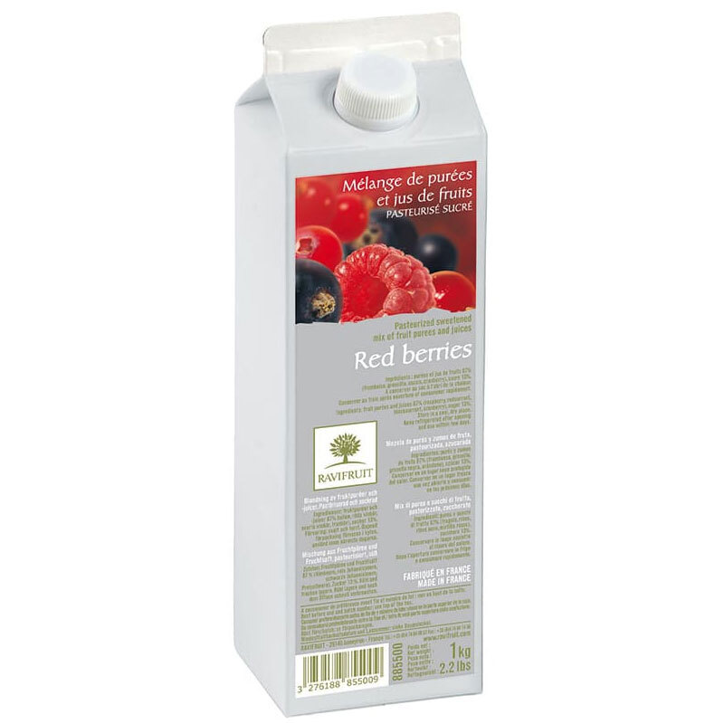 Purée de fruits rouges Ravifruit 1 kg