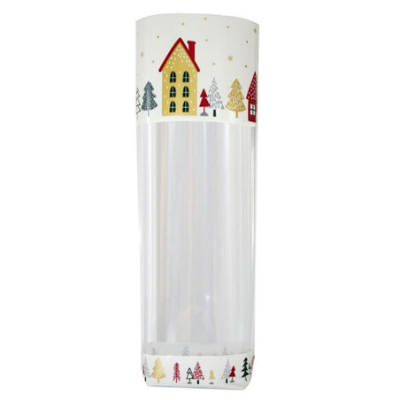 Sachet fond carton Village de Noël (x100)