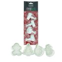 Découpoirs éjecteurs assortis thème Noël(x4) Découpoirs éjecteurs assortis thème Noël(x4)