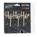 Cake topper Ho Ho Ho en bois Patisdécor Cake topper Ho Ho Ho en bois Patisdécor