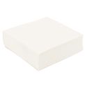 50 Serviettes de table blanches 50 Serviettes de table blanches