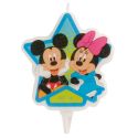 Bougie anniversaire Minnie et Mickey 7,5 cm Bougie anniversaire Minnie et Mickey 7,5 cm