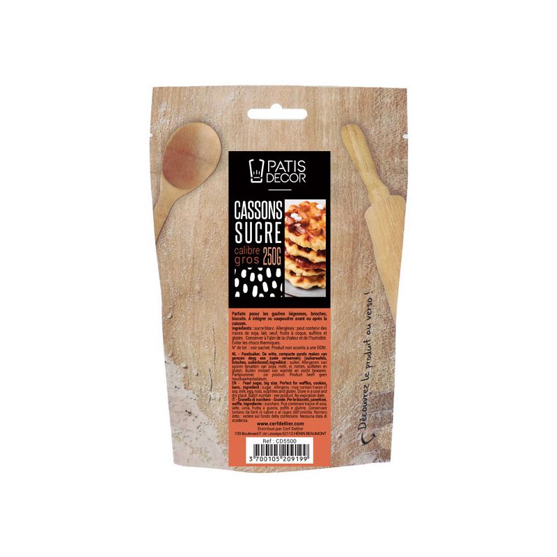 Sucre grain - gros cassons Patisdécor 250 g