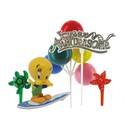 Kit Décor gâteau Titi surfeur Kit Décor gâteau Titi surfeur