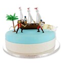 Kit Décor Gâteau theme Bateau Pirates Kit Décor Gâteau theme Bateau Pirates