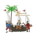 Kit Décor Gâteau theme Bateau Pirates Kit Décor Gâteau theme Bateau Pirates