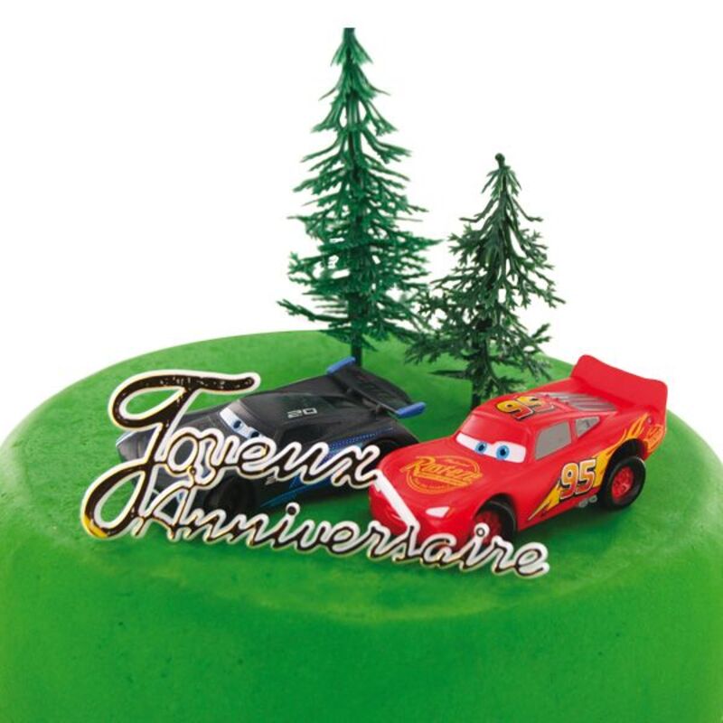 Kit Décor Gâteau Voiture de course
