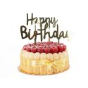 Cake Topper Happy Birthday doré Cake Topper Happy Birthday doré