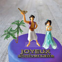 Kit Décor gâteau Aladin et Jasmine Kit Décor gâteau Aladin et Jasmine