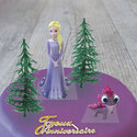 Kit Décor gâteau Princesse Elsa Kit Décor gâteau Princesse Elsa