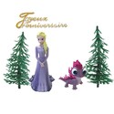 Kit Décor gâteau Princesse Elsa Kit Décor gâteau Princesse Elsa
