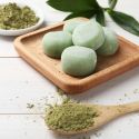 Préparation mochis thé matcha Préparation mochis thé matcha