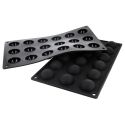 Moule silicone 18 mini demi-sphères 3,5 cm Moule silicone 18 mini demi-sphères 3,5 cm