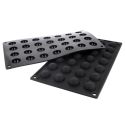 Moule silicone 28 mini demi-sphères 2,5 cm Moule silicone 28 mini demi-sphères 2,5 cm