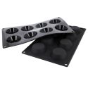 Moule silicone 8 tartelettes 6 cm Moule silicone 8 tartelettes 6 cm