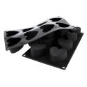 Moule silicone 8 coeurs profonds Moule silicone 8 coeurs profonds
