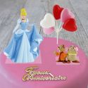 Kit décor gâteau Princesse à la pantoufle de verre Kit décor gâteau Princesse à la pantoufle de verre