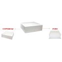 Boîte pâtissière blanche h. 5 cm Boîte pâtissière blanche h. 5 cm