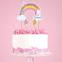 Cake topper assortis "Joyeux anniversaire" thème Licorne Cake topper assortis "Joyeux anniversaire" thème Licorne