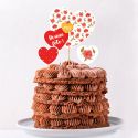 Cake topper assortis thème Romantique "Bonne fête" Cake topper assortis thème Romantique "Bonne fête"