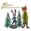 Kit Décor gâteau Zootopie Kit Décor gâteau Zootopie