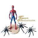 Kit Décor gâteau L'Homme Araignée Kit Décor gâteau L'Homme Araignée