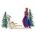 Kit décor gateau Anna Olaf La Reine des Neiges Kit décor gateau Anna Olaf La Reine des Neiges
