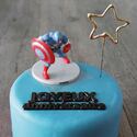 Kit Décor gâteau Captain America Kit Décor gâteau Captain America