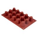 Moule silicone 15 babas 3,5 cm Moule silicone 15 babas 3,5 cm