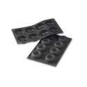 Moule silicone 8 savarins 6,5 cm Moule silicone 8 savarins 6,5 cm