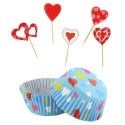 Kit décors cupcakes Saint-Valentin Kit décors cupcakes Saint-Valentin