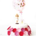 Cake toppers ballons confettis 10 cm (x20) Cake toppers ballons confettis 10 cm (x20)