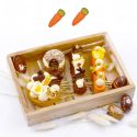 Décors carottes en chocolat blanc (x64) Décors carottes en chocolat blanc (x64)