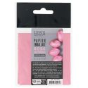 Carrés alu roses pour bonbons et chocolats (x50) Carrés alu roses pour bonbons et chocolats (x50)